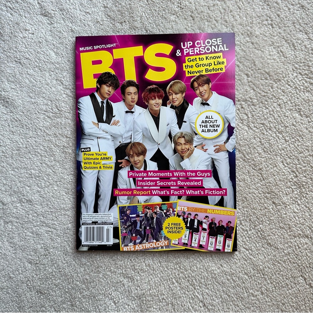 BTS Music Spotlight Magazine by Centennial Entertainment Collector’s Magazine